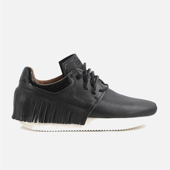 Esseutesse Leather Fringe Sneaker Handmade Italy event concert western Python - Picture 1 of 15
